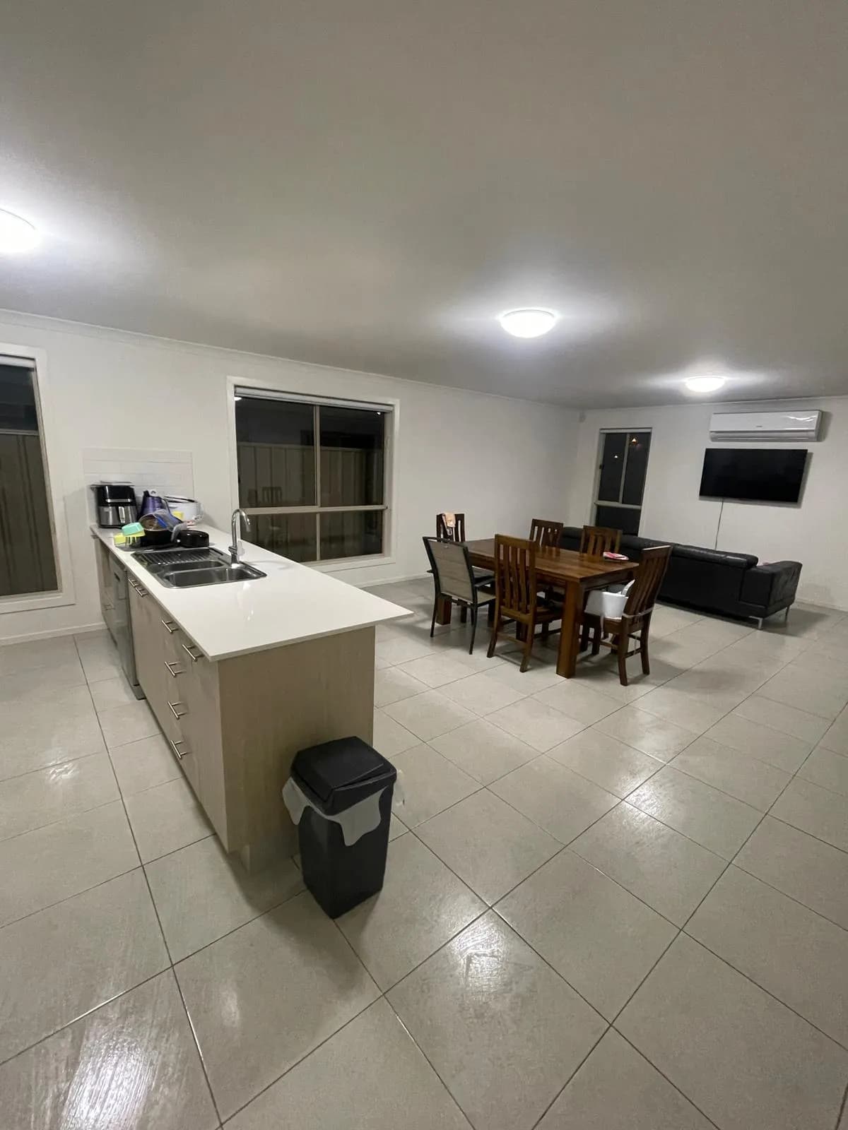 Wiped-down cabinetry and appliances