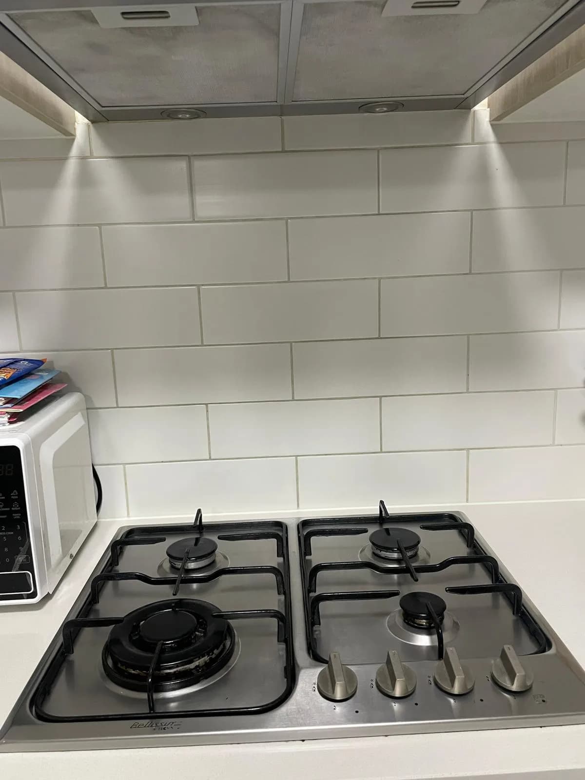 Cleaned sink and tapware